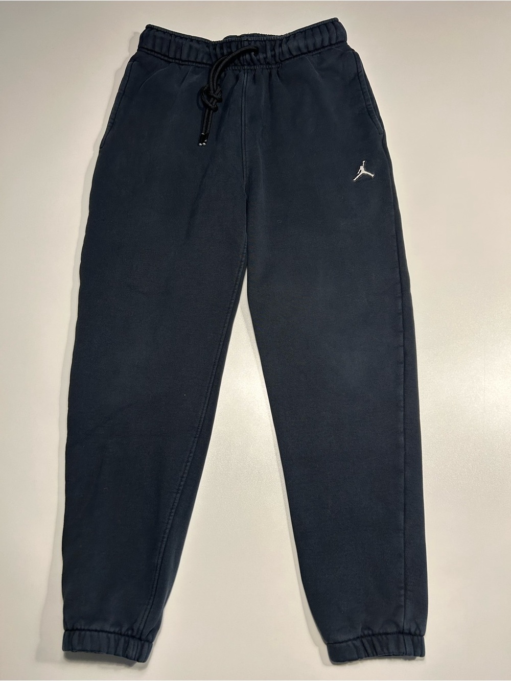 Jordan Essentials Black Fleece Joggers Jumpman Track Sweatpants